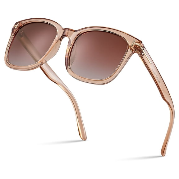 Square Polarized Mirrored Sunglasses for Women Colorful 80's Anti-Glare TR90 Frame UV Protection Sun Glasses