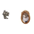 thumbnail image 1 of Escultura Moderna De Búho Animal Y Marco De Fotos De Resina Ornamentado, Adorno De Mesa Para Sala De Estar, Oficina, Gabinete Y Dormitorio, Decoración De Exhibición, Regalo, 1 of 8