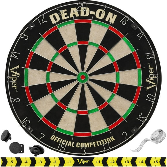 Juego de puntas de acero Dartboard Viper Dead-On Tournament