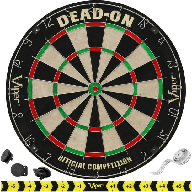 Juego de puntas de acero Dartboard Viper Dead-On Tournament