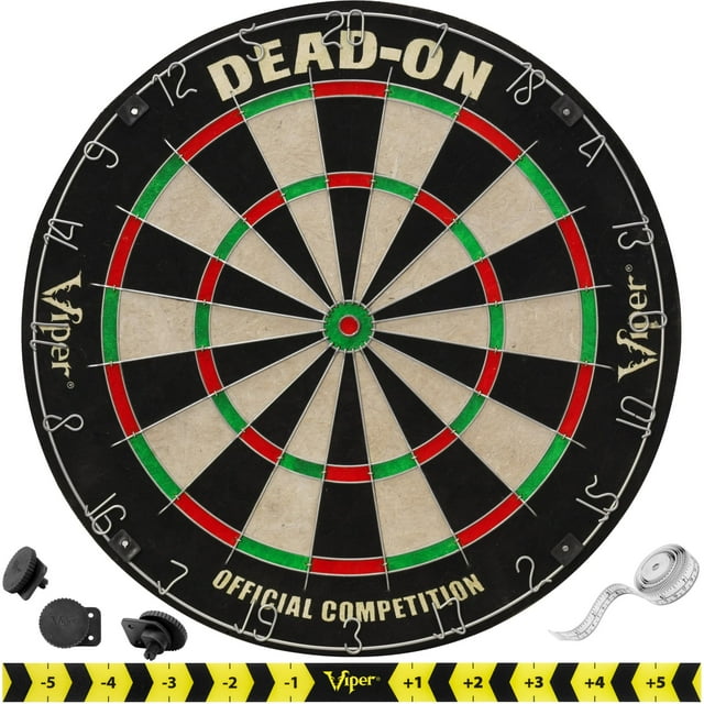 Juego de puntas de acero Dartboard Viper Dead-On Tournament