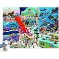 thumbnail image 4 of Crocodile Creek 48-Piece Jigsaw Floor Puzzle - Fun Floor Puzzles for Kids Ages 4-8 - Heavy-Duty Shaped Box for Storage - Day at the Aquarium - 18 x 24 inches Finished, 4 of 7
