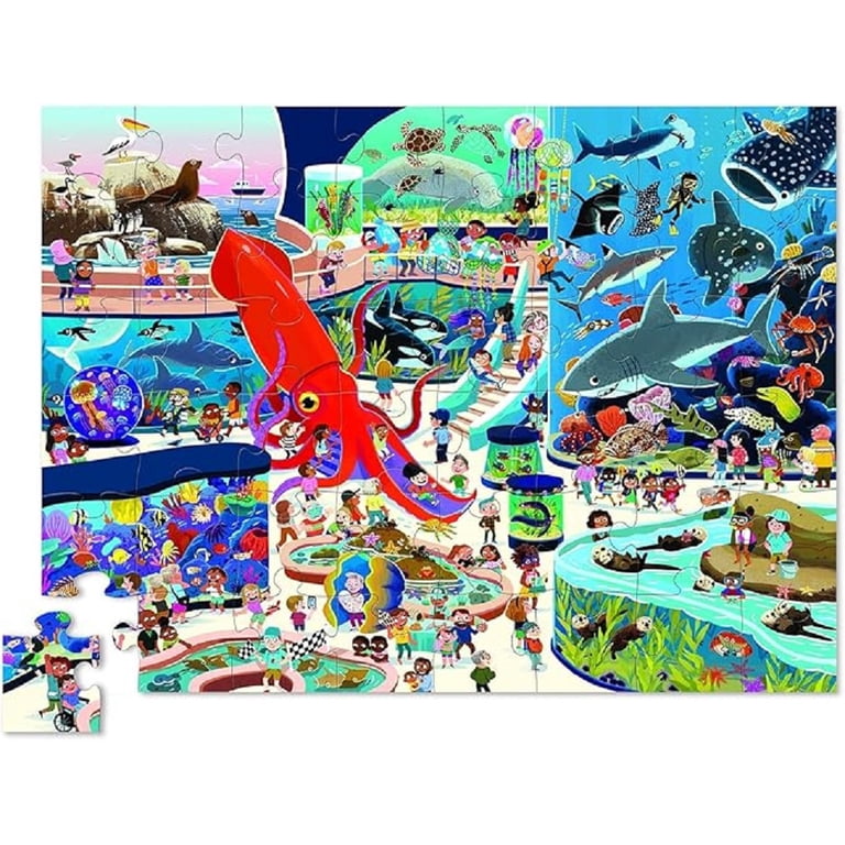 Crocodile Creek 48-Piece Jigsaw Floor Puzzle - Fun Floor Puzzles