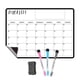 thumbnail image 2 of pstuiky Calendario borrable en seco calendario magnético para nevera pizarra blanca de cocina planificador mensual semanal reutilizable con marcadores de borrador de 10 ml., 2 of 7