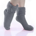 thumbnail image 2 of Women's Fashionable Multi Color Solid Color Comfortable Socks Winter Warm Socks Slipper Socks for Women Grippers Fuzzy Fuzzy Slipper Socks for Women Slipper Socks with Grippers for Women Girls, 2 of 4