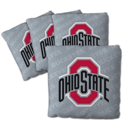 NCAA Ohio State Buckeyes Cornhole Bags - 4PK - Grey