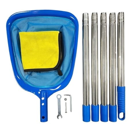 Swimming Pool Skimmer Net for Leaf Cleaning Deep Mesh Rake Summer Pool Maintenance Tool Debris Remover
