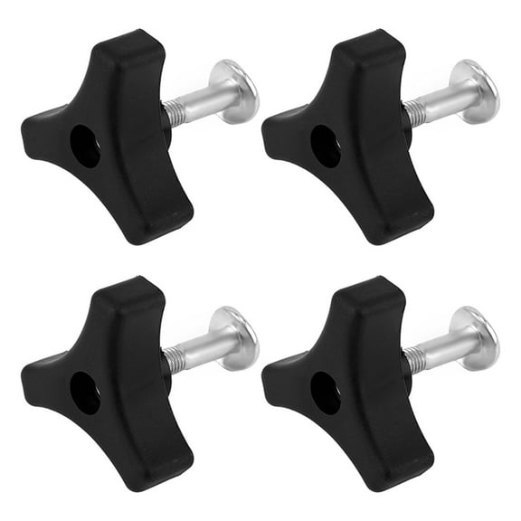 Jesscasday Handle Screw and Nut Parts Triangle Handle Knob Nut Screw Bolts for Field and Trimming