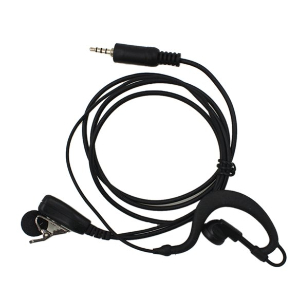 Cateissary Auricular de policía en forma de G, repuesto de micrófono para Yaesu Vertex Radio VX-6R 7R 6E 7E 120 127 170 177 Teléfono y Comunicación