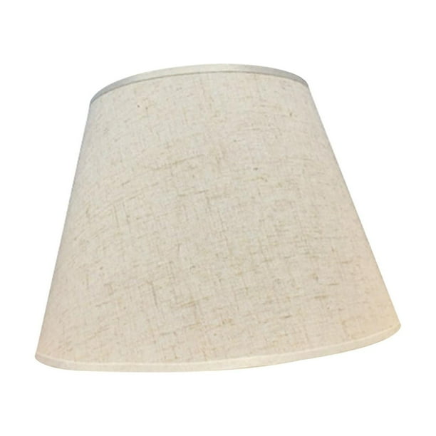 Pantalla de lámpara de mesa, lámpara de escritorio, pantalla de lámpara para restaurante, dormitorio y habitación Blanco 16x26x17cm