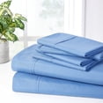 thumbnail image 3 of BIBB HOME 2000 COUNT 6-PIECE RAYON FROM BAMBOO SHEET SET - TWIN XL - OCEAN BLUE, 3 of 5