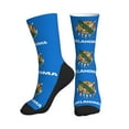 thumbnail image 2 of Men Women Oklahoma Flag Funny Novelty Mid-Crew Socks, 2 of 7