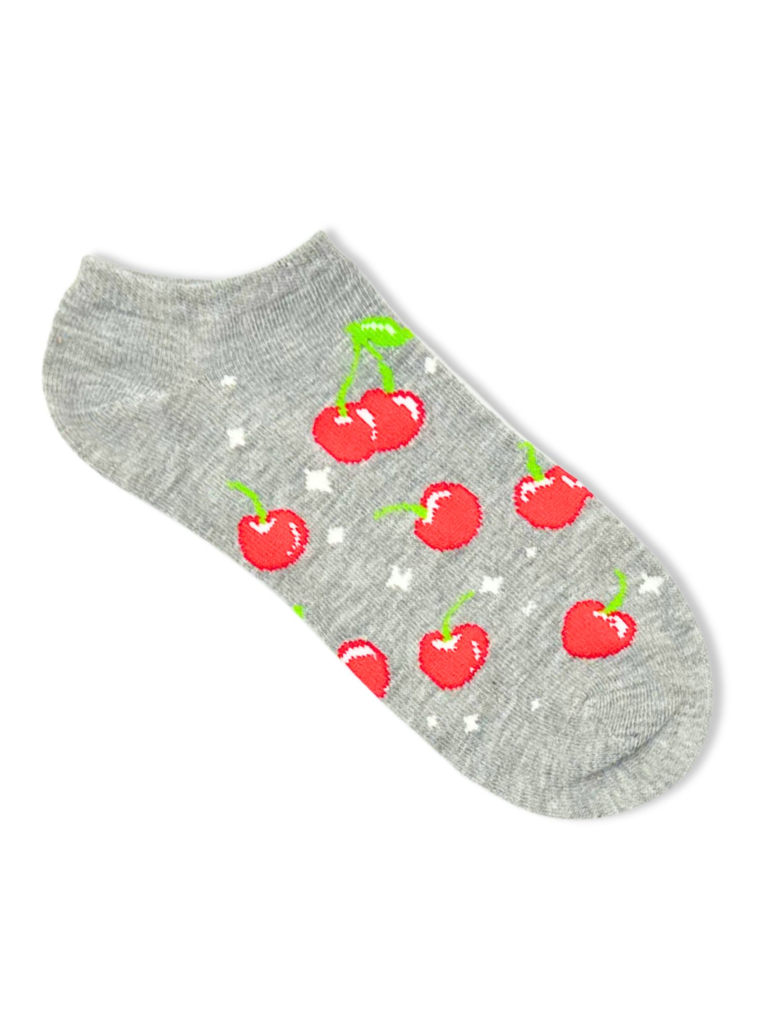 Cherry Coke Women's No-Show Socks, 3-Pack, Size 4-10