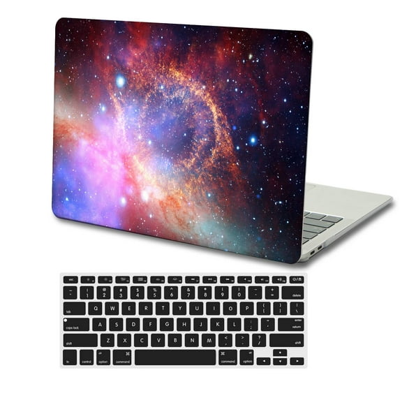 KSK KAISHEK Plastic Hard Shell Only Compatible 2010-2017 Release Old MacBook Air 13" No Touch + Black Keyboard Cover Model: A1466 & A1369 Galaxy A 81
