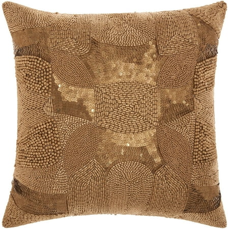 Product Of Light Gold Antique Beading 40 X 40 Decorative Pillow By Custom Nourison Decorative Pillows Product Of Light Gold Antique Beading 40 X 40 Decorative Pillow By Custom Nourison Decorative Pillows