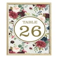 thumbnail image 4 of Darling Souvenir Floral Table Numbers Wedding Reception Table Top Cards Decor-4" x 6" (1 to 40), 4 of 4