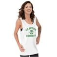 thumbnail image 3 of Funny Irish St. Patrick is My Homeboy Plus Size Graphic Tank Top Brisco Brands 3X, 3 of 5