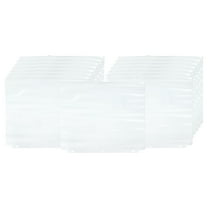 Uxcell A4 Binder Pocket, 15 Pack Letter Size Zipper 3 Holes Binder Pouch for 3-Ring Notebook Binder, Clear