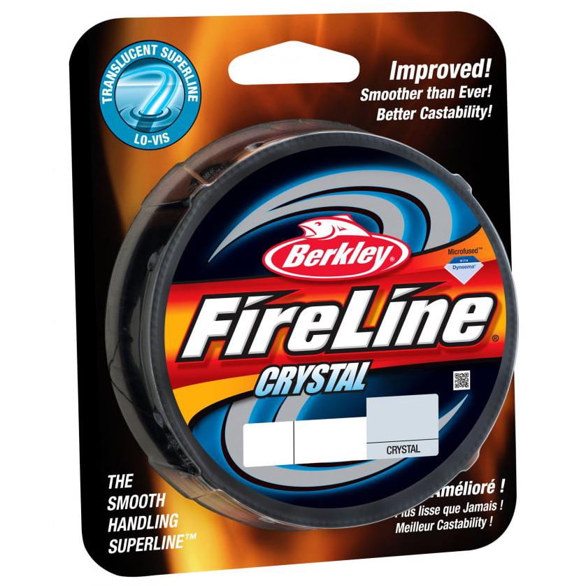 Berkley Fireline Crystal Braided Fishing Line Superline Braid 8/10 lb 125 yard 