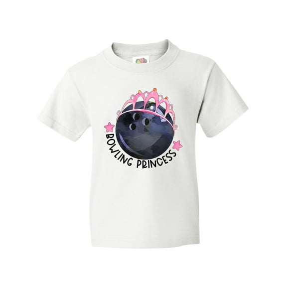 Inktastic Bowling Princess- Tiara Youth T-Shirt