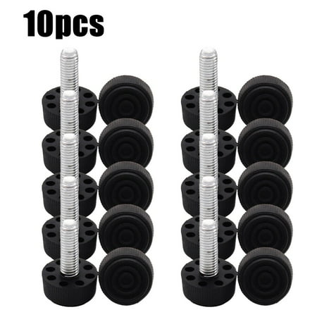 

Adjustable height foot plastic base 10 Pack Screw in