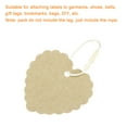 thumbnail image 5 of Uxcell Cotton Hang Tag String Snap Lock Price Tag Fastener Ties 100 Pcs Beige 3.2 in, 5 of 7