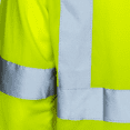 thumbnail image 5 of JORESTECH Hi-Vis Long-Sleeved Work Safety T-Shirt with Hoodie, TS-20 (Yellow/Black, XS), 5 of 10