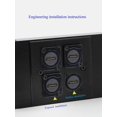 thumbnail image 3 of LAICAIW HDMI D Panel Mount Connector Socket HDMI Female to Female Coupler Adapter Converter, 3 of 7