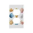 thumbnail image 3 of IAUYY Retardant PC Material Toggle Switch Switch Plate Covers Easy DIY Installation with Screws Light Switch Cover Plate Corals and Seaweeds, 3 of 9