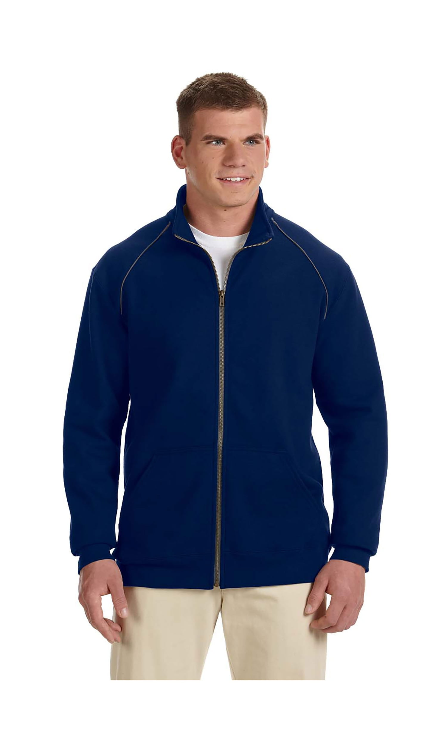 Gildan - Gildan Premium Cotton Ringspun Fleece Full-Zip Jacket, Style ...