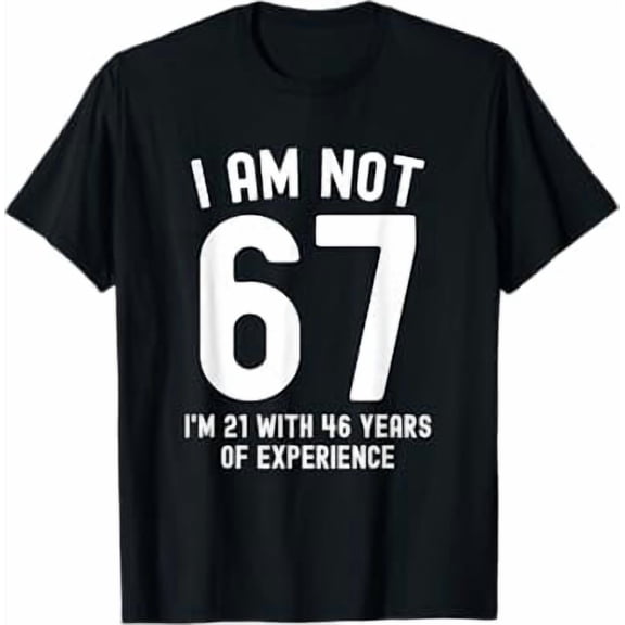 Vesco Funny 67th Birthday Shirts Men Women Vintage 67 Year Old T-Shirt