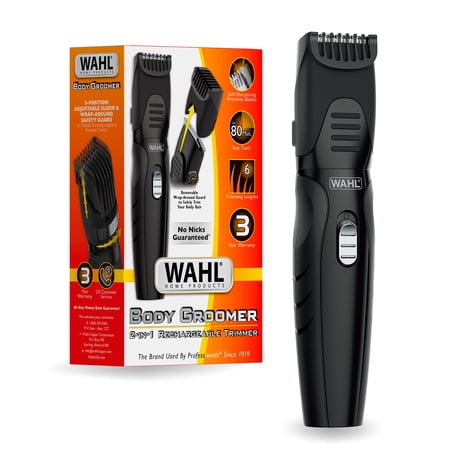 Wahl Body Groomer Electric Body Hair Trimmer for Men, Safely Trim Face, Chest, Legs, & Groin – Model 3029843