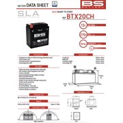 BS BATTERY Battery - BTX20CH (YTX) 300766