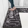 thumbnail image 6 of Anti Fatigue Kitchen Rug Set of 2 Non Slip Cushioned Kitchen Mats for Floor Waterproof Comfort Kitchen Rugs and Mats Farmhouse Chef Mats Floor Carpet for Sink,Laundry Room,Colorful, 6 of 6