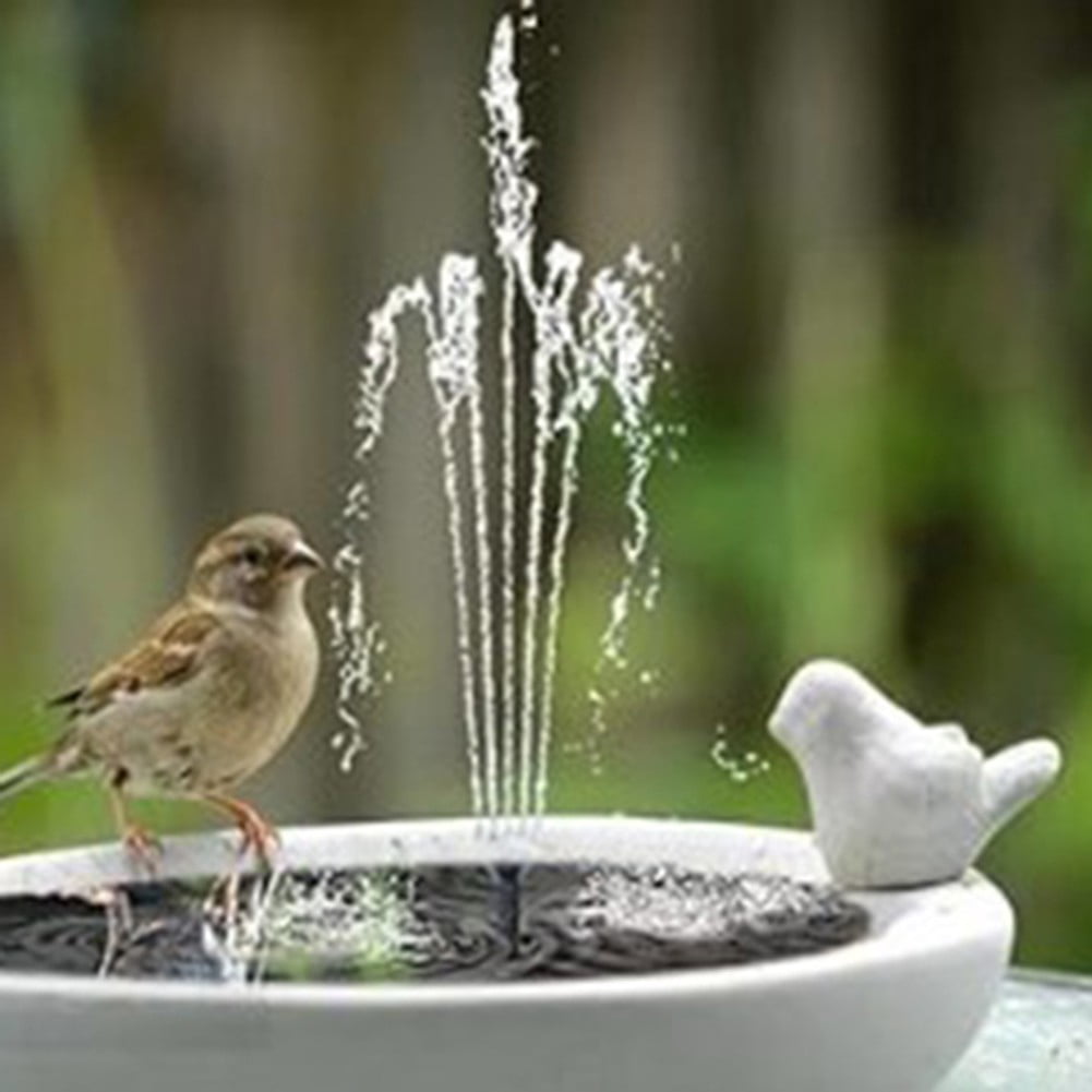 Outdoor Solar Split Fountain for Bird Bath and Small Pond Water Feature