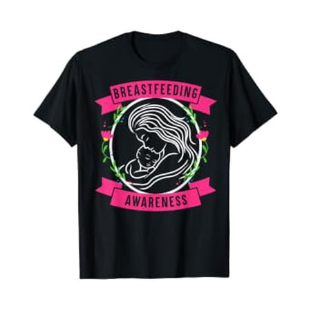 Breastfeeding Awareness Saving Breast Milk Lactation Mom Support T-Shirt