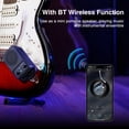 thumbnail image 5 of LEKATO Mini Electric Guitar Amp 5W, Portable Bluetooth with Built-in 4 Effects, Clean Distortion Overdrive Reverb, Rechargeable Small Amplifier for Practice, Black (JA-05G), 5 of 10