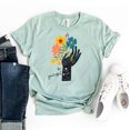 thumbnail image 1 of Grateful T-shirt Inspirational Gift Women's Tee Religion Top Family Thanksgiving Shirt Christian Faith Cute Fall All Day Everyday Thankful, 1 of 3