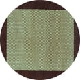 thumbnail image 1 of Ahgly Company Indoor Round Abstract Light Blue Contemporary Area Rugs, 4' Round, 1 of 4