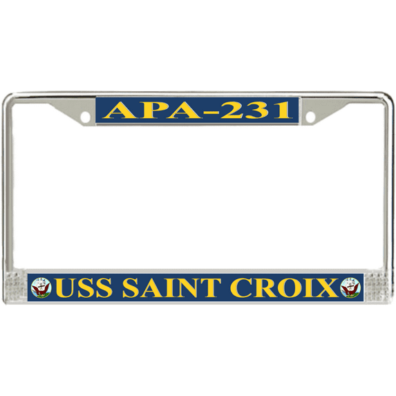 USS Saint Croix APA-231 License Plate Frame