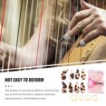 thumbnail image 2 of SHISUYAN Guzheng Nail Protection Covers Black Silicone Breathable 1 Set, 2 of 9