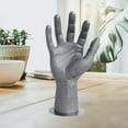 thumbnail image 6 of PVC Male Mannequin Hand Men's Hand Model Displays Jewelry Bracelet Glove Organizer Stand Holder Gray Right with pp, 6 of 8