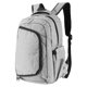 thumbnail image 4 of Bolsa para pañales de gran capacidad Mochila multifuncional para pañales de viaje con botella de leche de tela Oxford (gris claro), 4 of 9