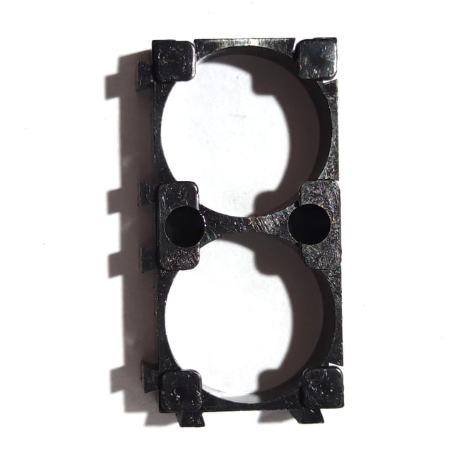 sweethay Soporte de recargable Células de de iones de litio Marco combinado Soporte de soporte de plástico ABS Baterías de general 18650mAh 2 enlaces