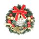 thumbnail image 4 of Corona navideña para puerta de entrada, letrero de Feliz Navidad con adorno de bola para interior 30 centímetros, 4 of 9