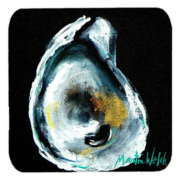 Oyster Goldie Foam Coasters, Set Of 4