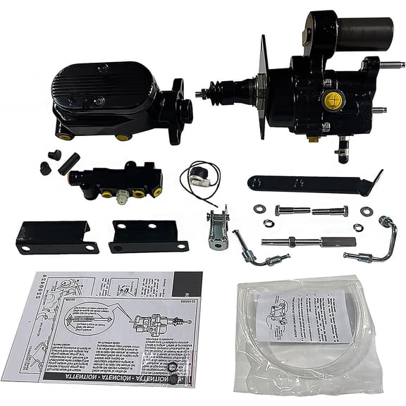 Hydroboost Power Brake Booster & Master Cylinder Kit for 1958-1965 Chevrolet Bel Air & Impala – Front & Rear Disc Brake Conversion (Requires Power Steering)