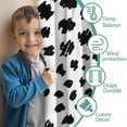 thumbnail image 3 of Blackout Kids Curtains,White and Black Of Leopard Print Childrens Insulated Curtains Set Of 2,Bedroom Essentials,Toddler Room Decor 42"x84", 3 of 5