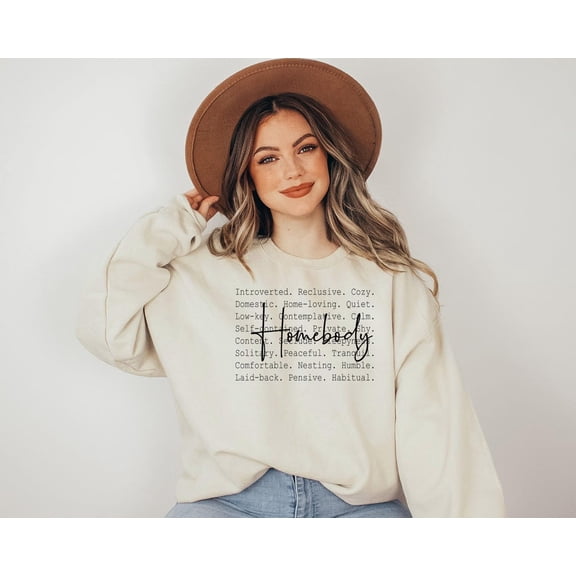 Homebody Sweatshirt, Homebody Shirt, Cozy Sweatshirt, Graphic Sweatshirt, Slouchy Sweatshirt, Oversized Sweatshirt, Homebody Hoodie, Full size S-5XL