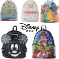 thumbnail image 2 of Mochila Disney Stitch Loungefly con bonito diseño de dibujos animados bordados, mochila fresca e informal, mini mochila para mujer, 2 of 5